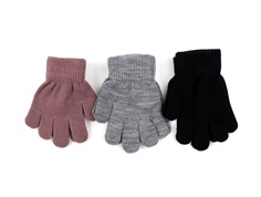 Name It wistful mauve mix acrylic finger gloves (3-pack)